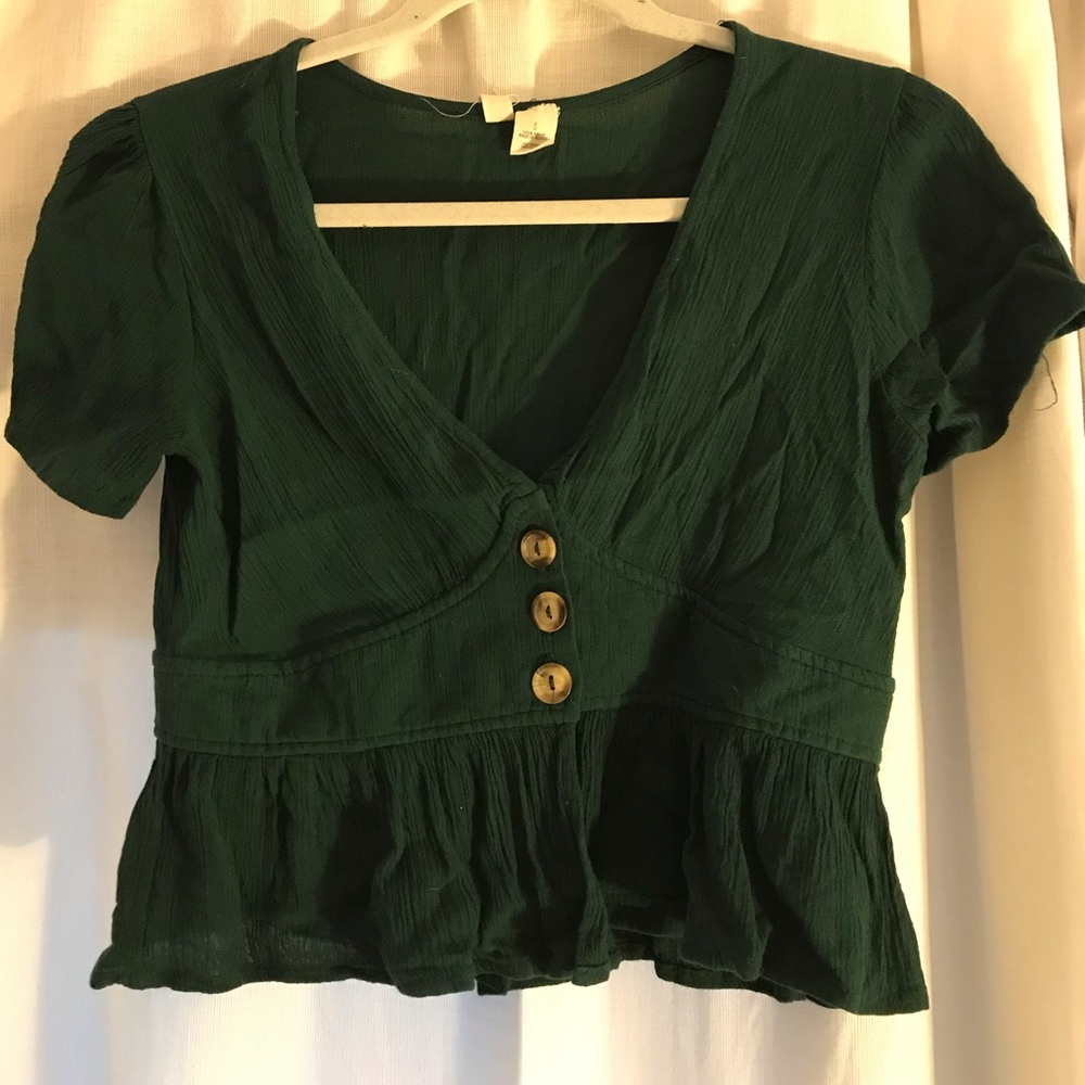 Peplum crop top